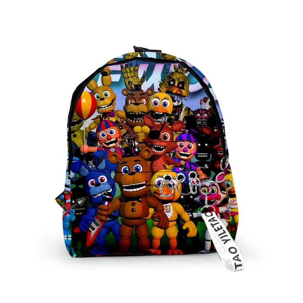 Mochila escolar infantil Five Nights 29x15x35cm Oxford