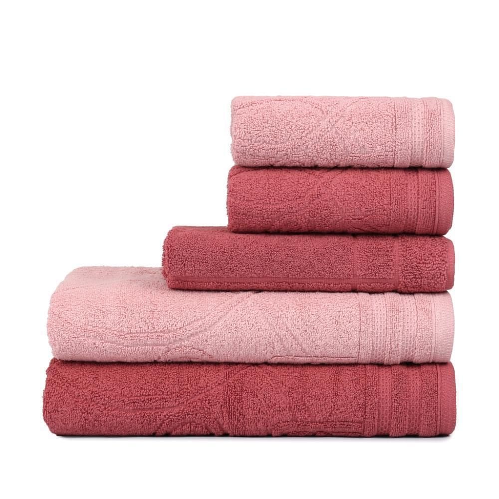 MP - Jogo Banho Elos Atla ntica 5 Pec as Rose