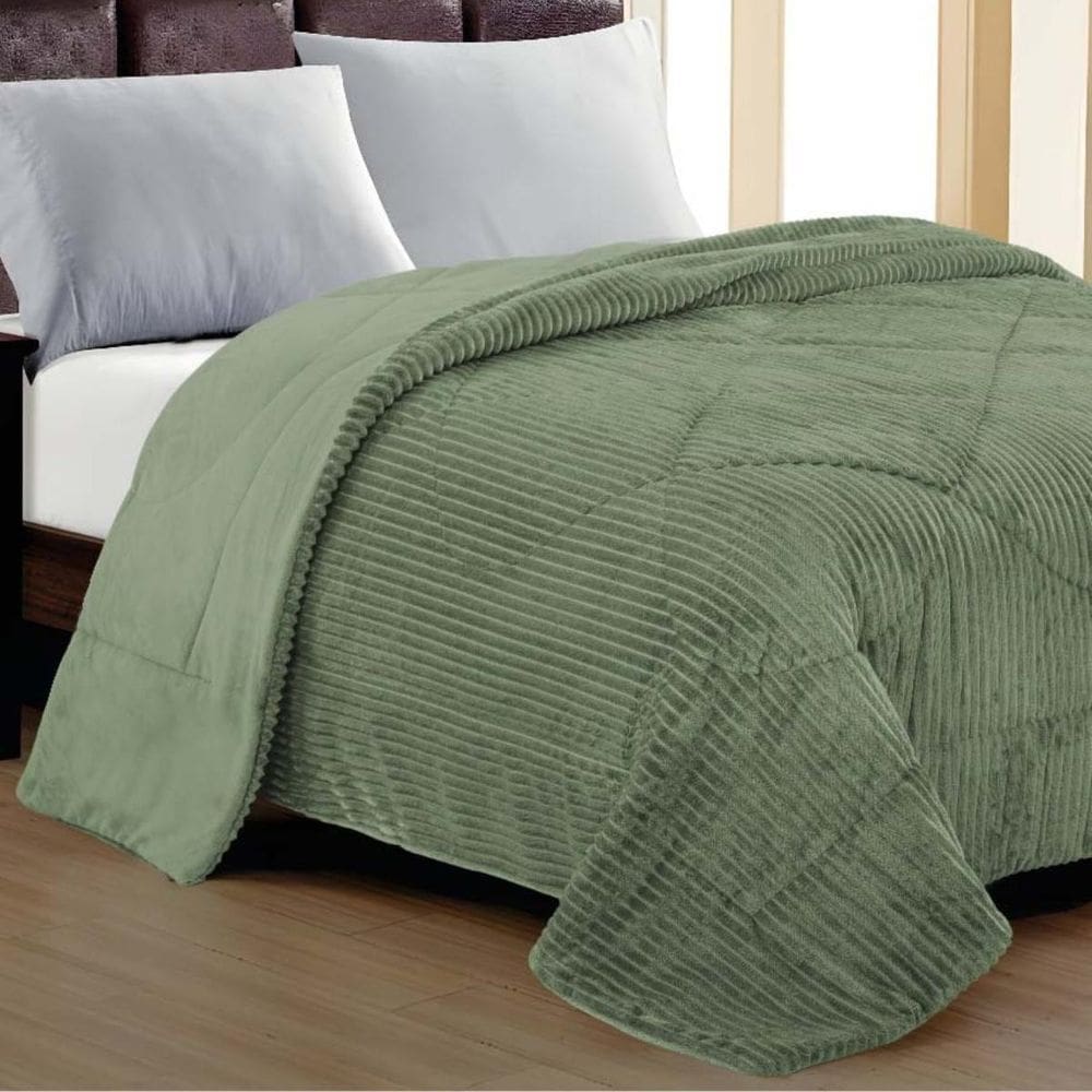 MP - Edredom Queen Size Skye Canelado Coberto