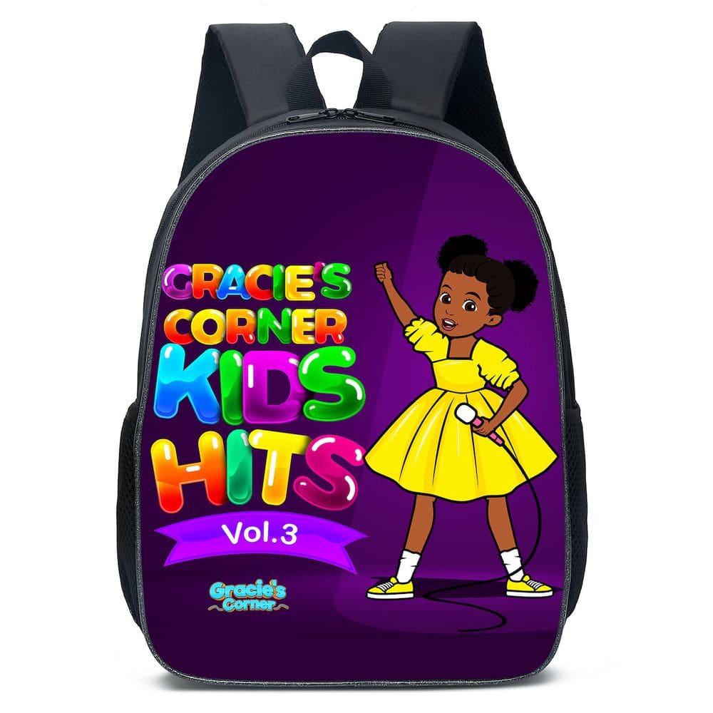 Mochila escolar infantil Gracie Corners em poliéster 3D