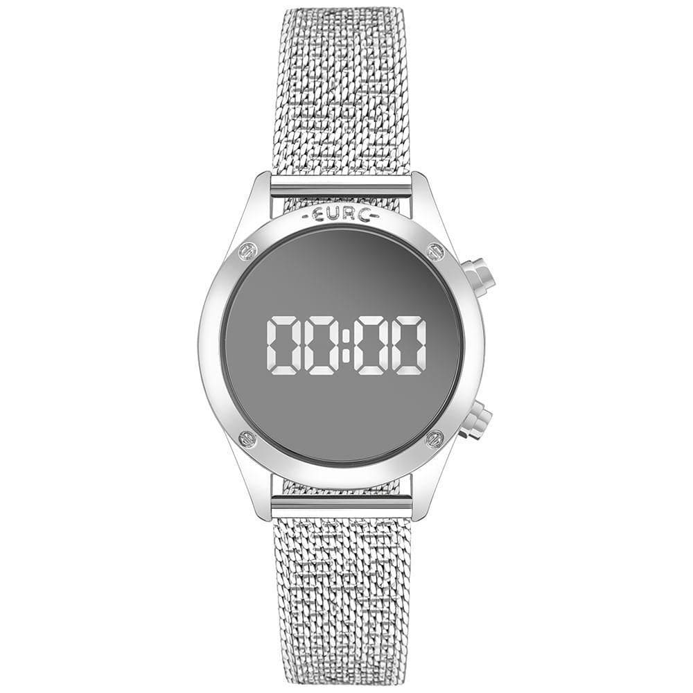 Relógio Euro Feminino Fashion Fit Reflexos Prata - Eumd26aak/4k Relógio Euro Feminino Ff Reflexos Prata - Eumd26aak/4k