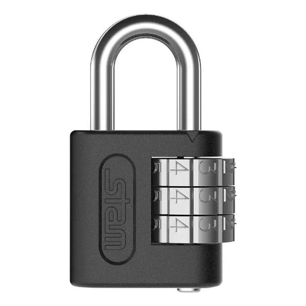 2X Cadeado De Segredo Stam 25Mm Cor Preto