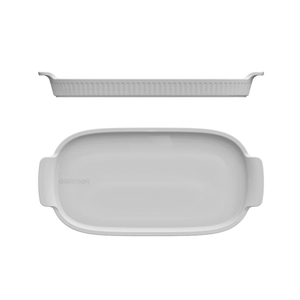 Bandeja Refratária 25 cm Média Branca Germer Porcelanas