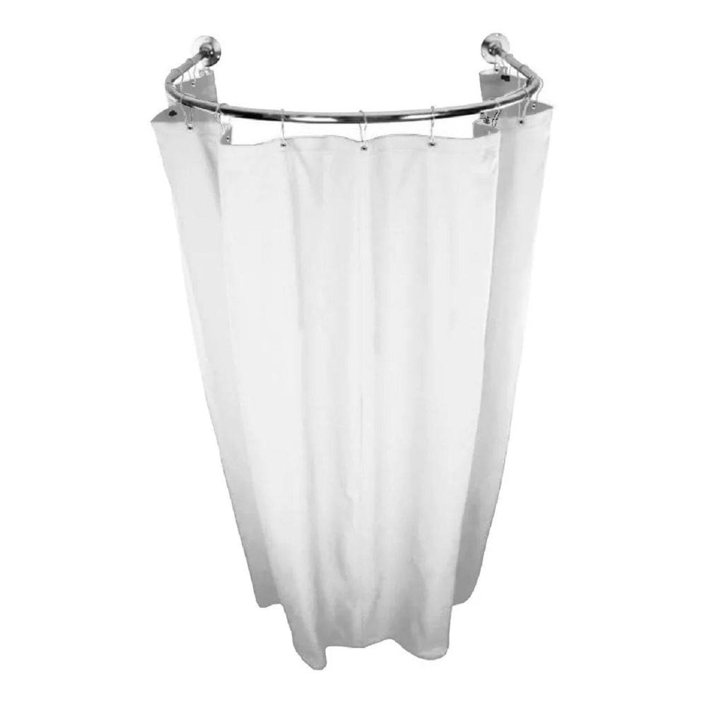 Cortina Branca Provador Arco 70X70 E 90X90 Privacidade Total