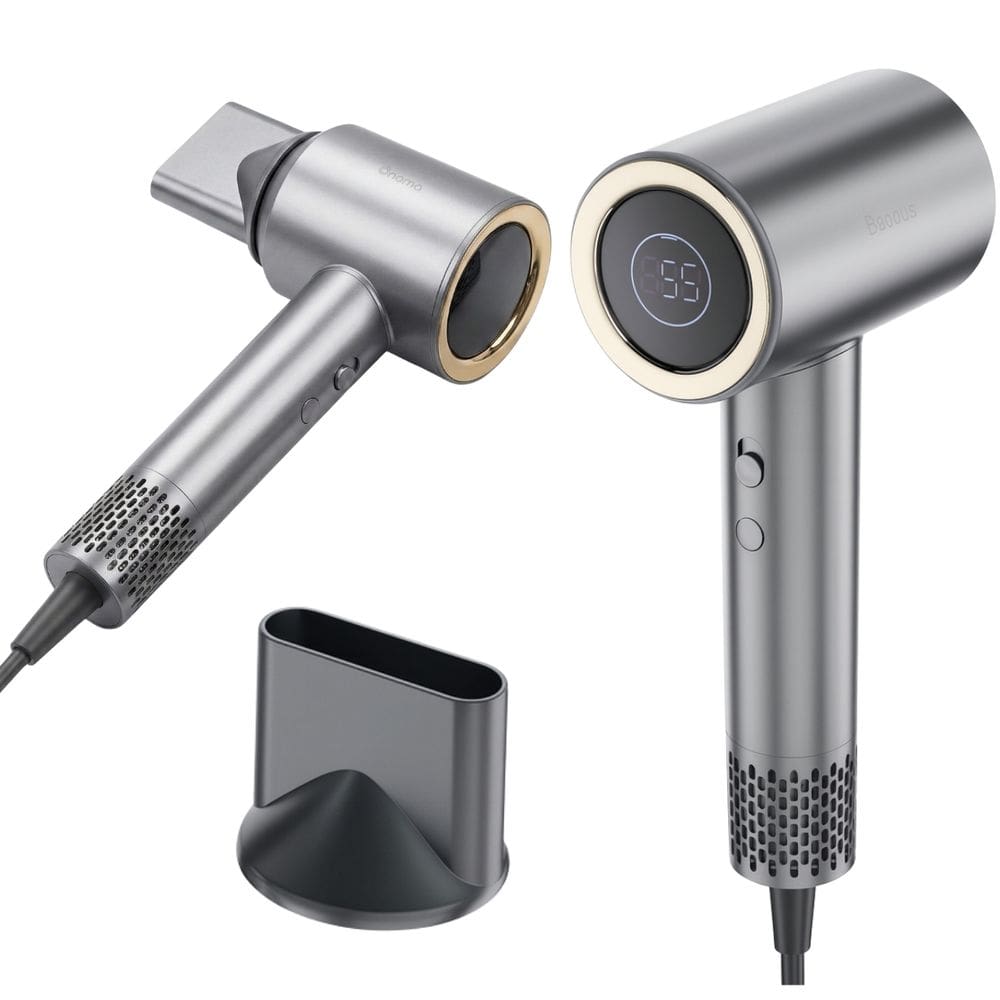 Secador Profissional Bocal Magnético Anti Frizz Display Digital Premium 1500W com Ar Quente e Frio