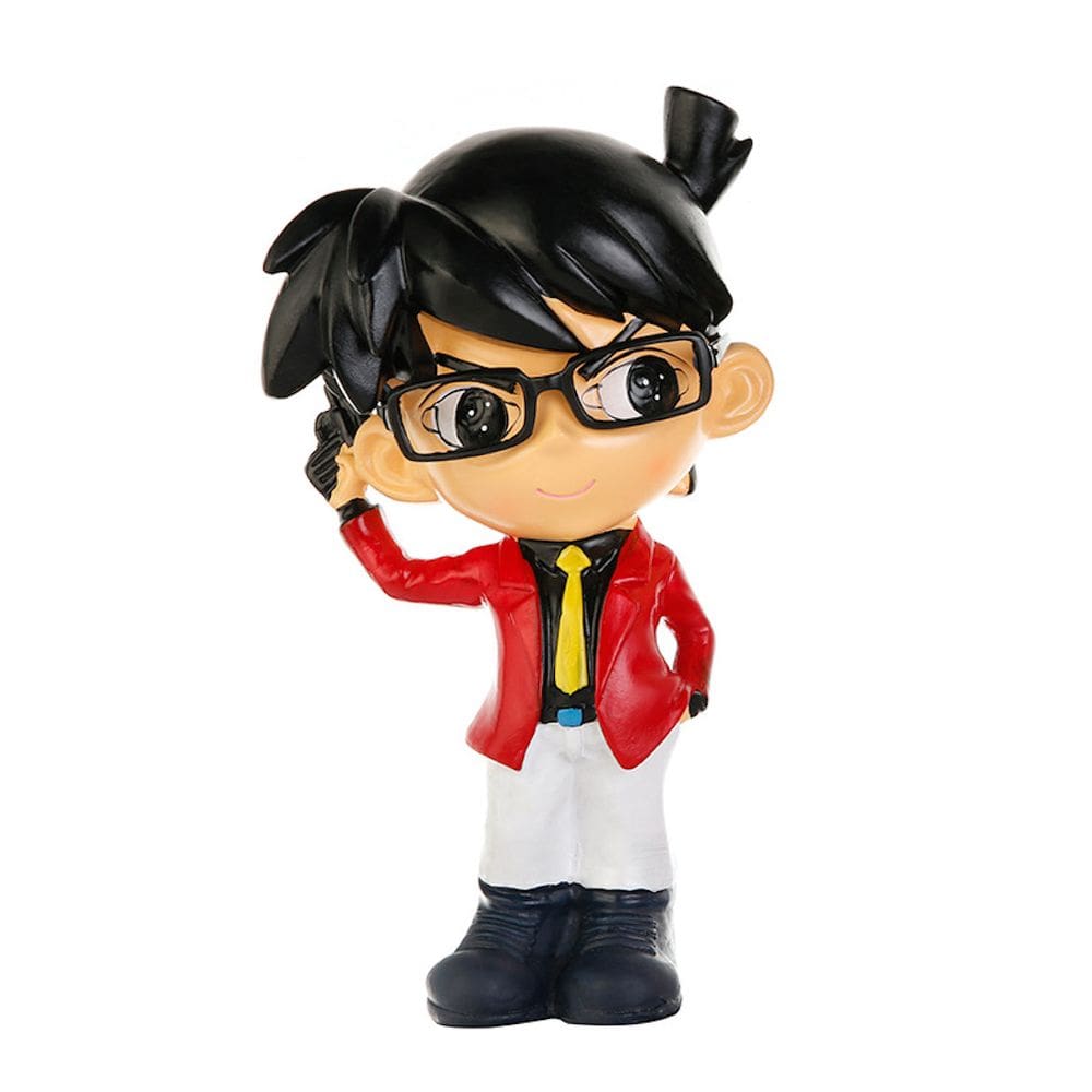 Resina Piggy Bank Detective Conan para crianças 13x9,5x25,5 cm