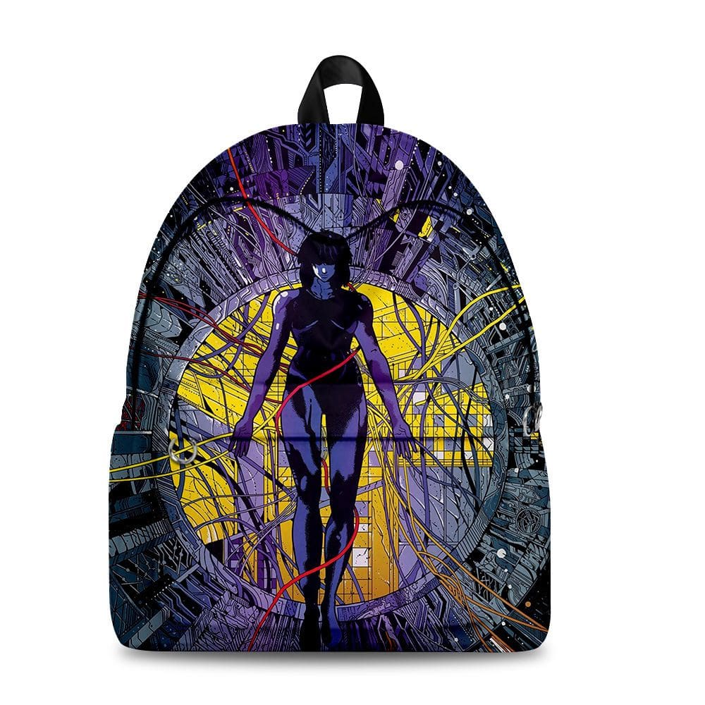 Mochila escolar de anime Ghosts in Shells para escola