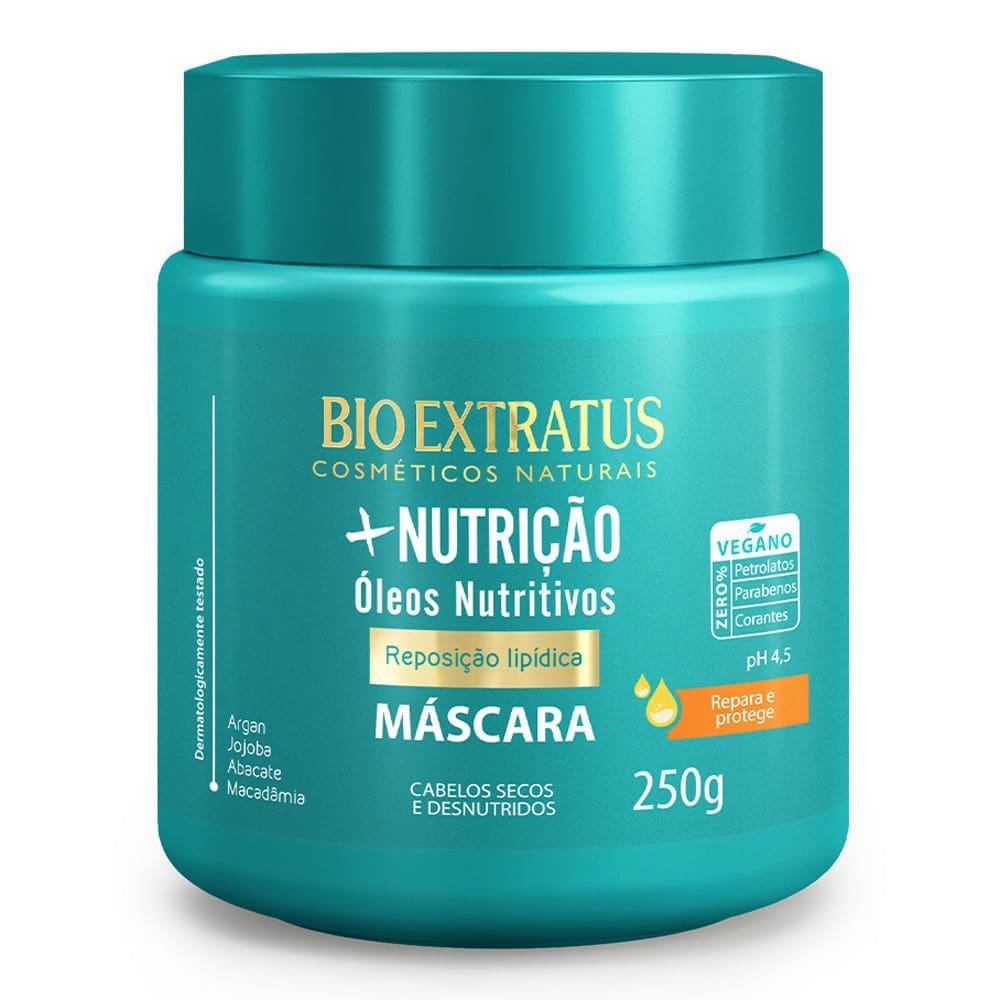 Máscara Bio Extratus Mais Nutrição Óleos Nutritivos 250g