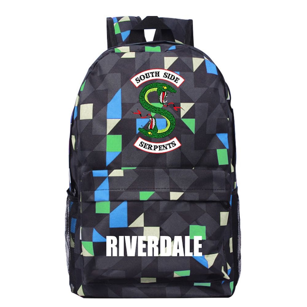 Mochila escolar Riverdaless Anime Oxford Cloth 31x13x45cm