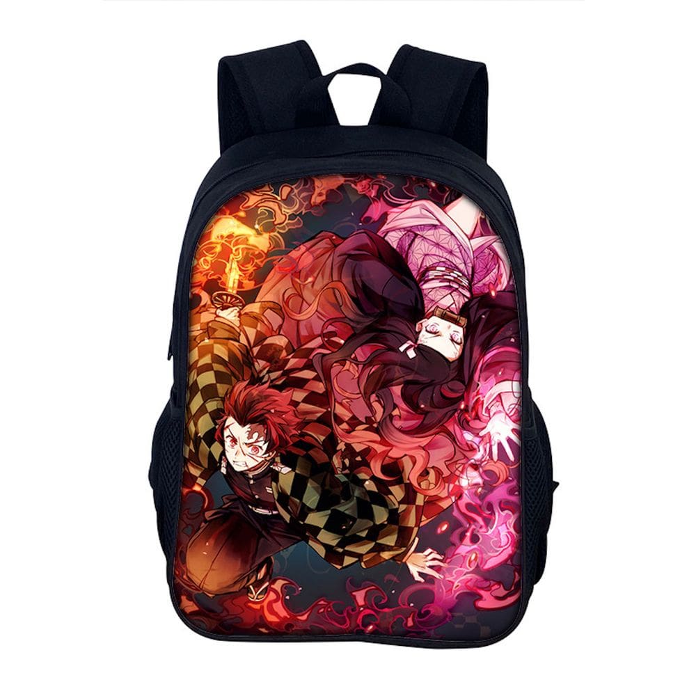 Mochila escolar Demons Slayers Anime para crianças