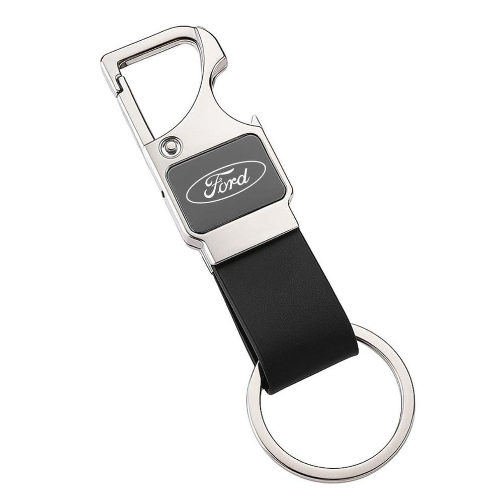 Chaveiro Para Ford Metálico Com Mosquetão Focus Fiesta - R