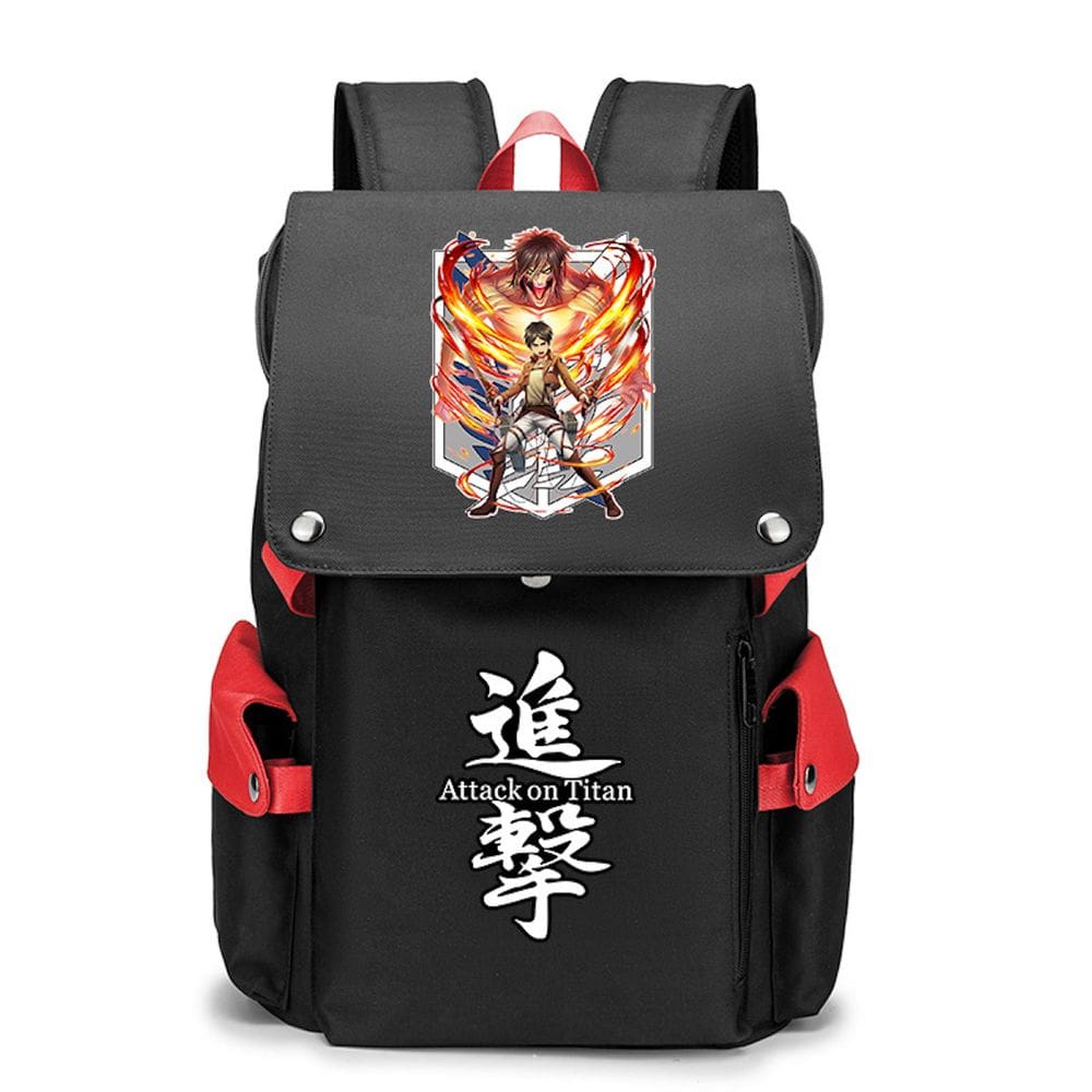 Mochila Attack on Titans Levis Ackermans Cartoon Kids