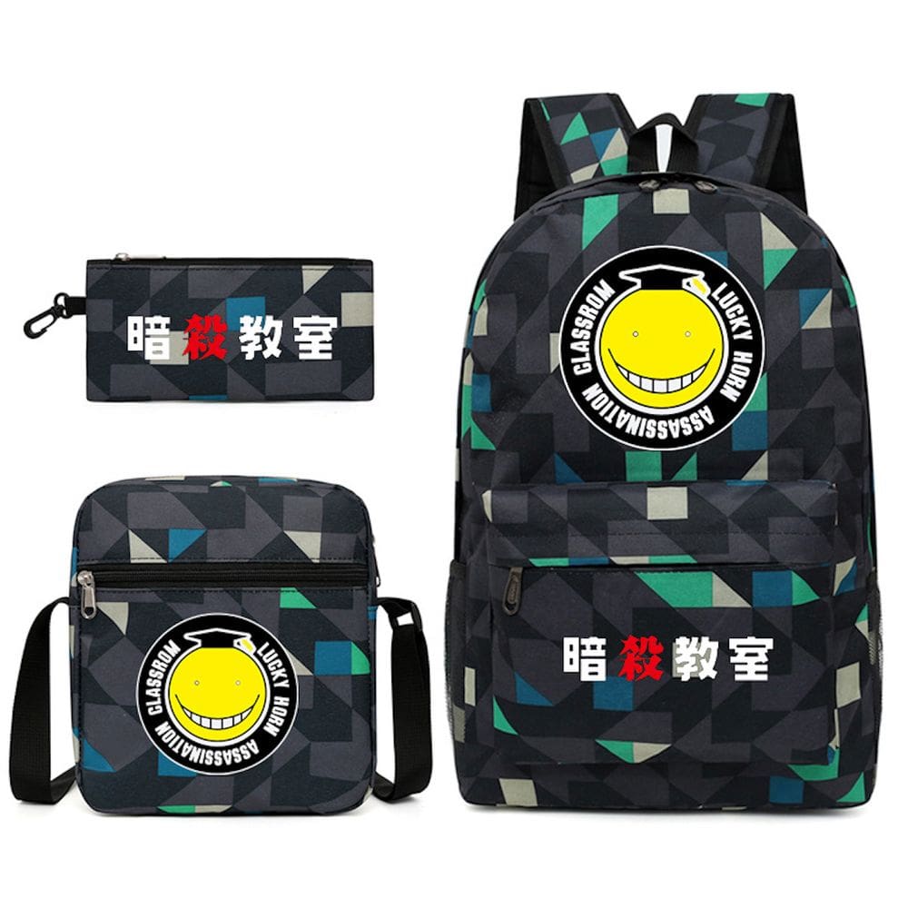 Conjunto de mochilas escolares Korosensei Assassinations Classrooms
