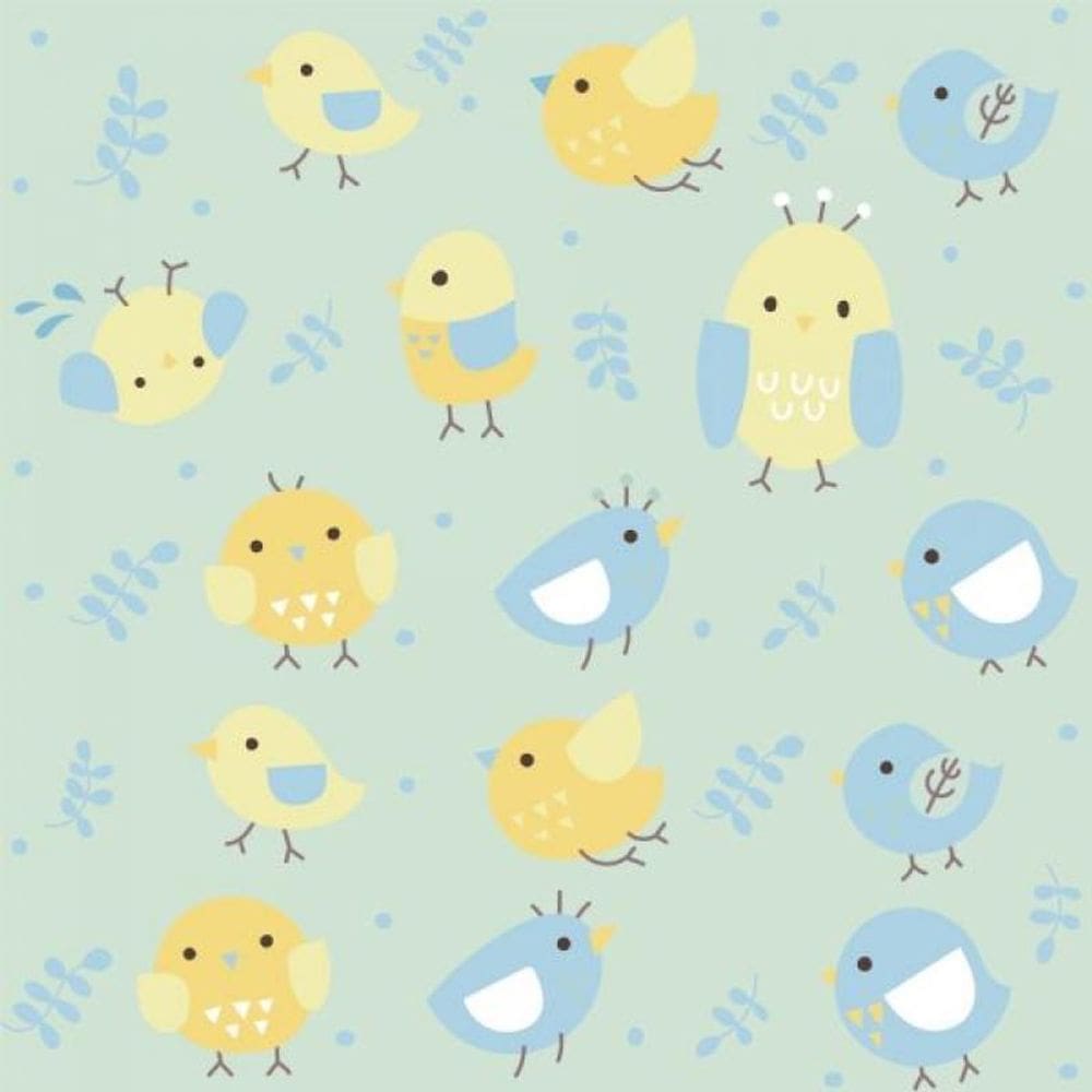 Papel De Parede Infantil Passarinhos