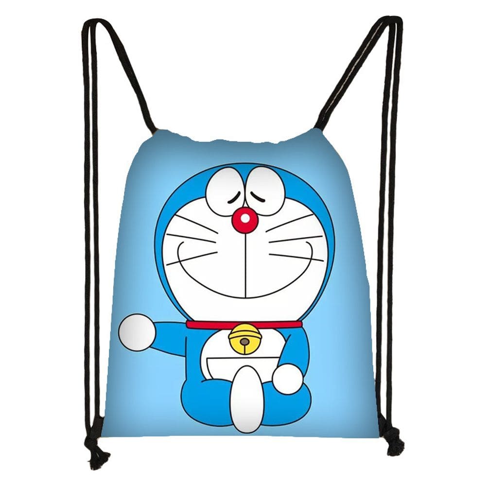 Bolsa com cordão Doraemons Anime String Swim Gym Bag 32x38cm