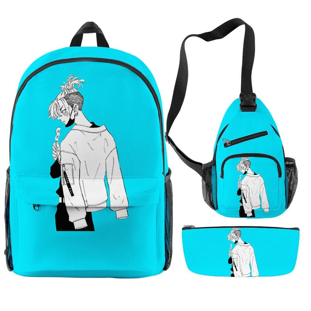 Conjunto de mochilas Tokyo School 3D Print para crianças com bolsa de lápis