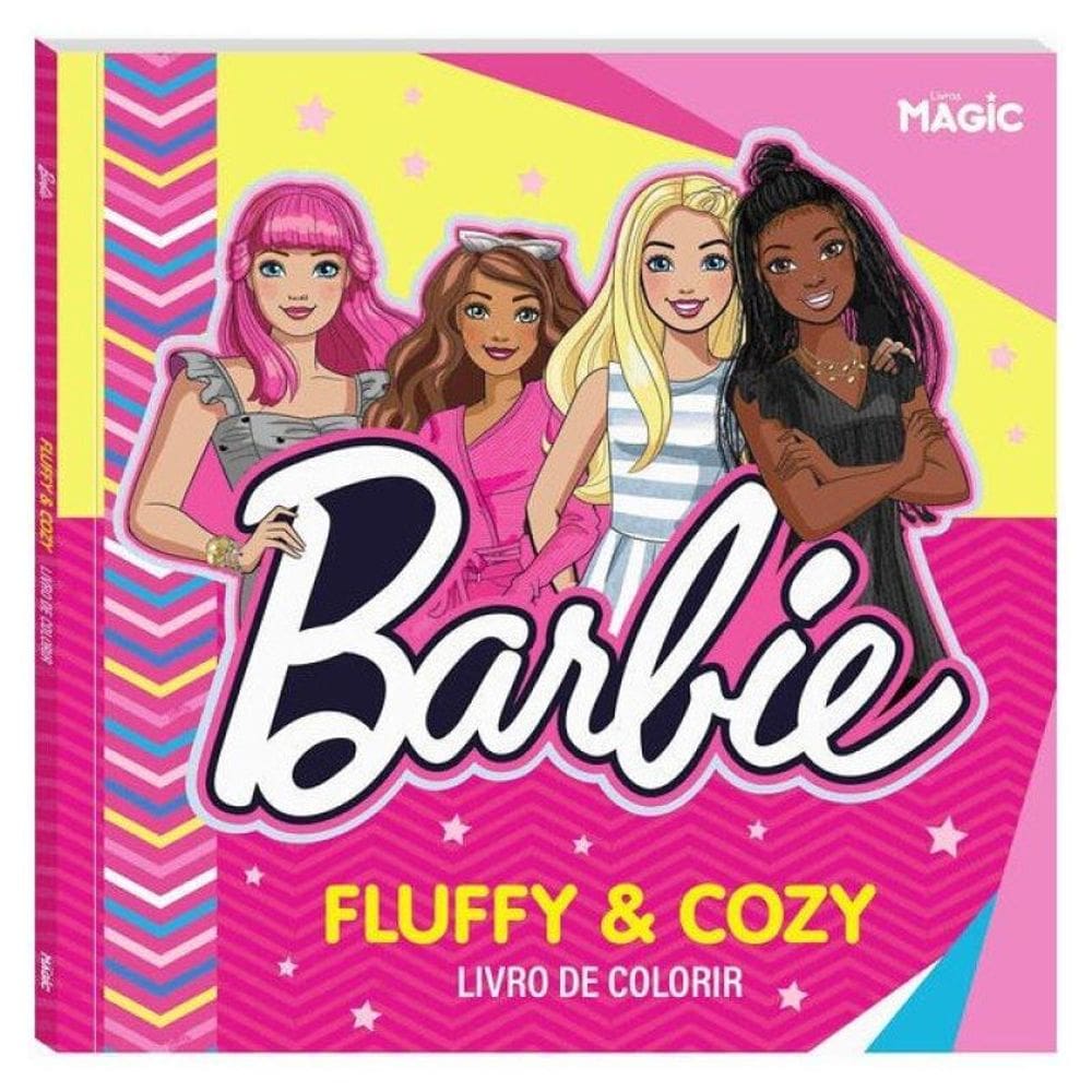Barbie Fluffy And Cozy - Livro De Colorir