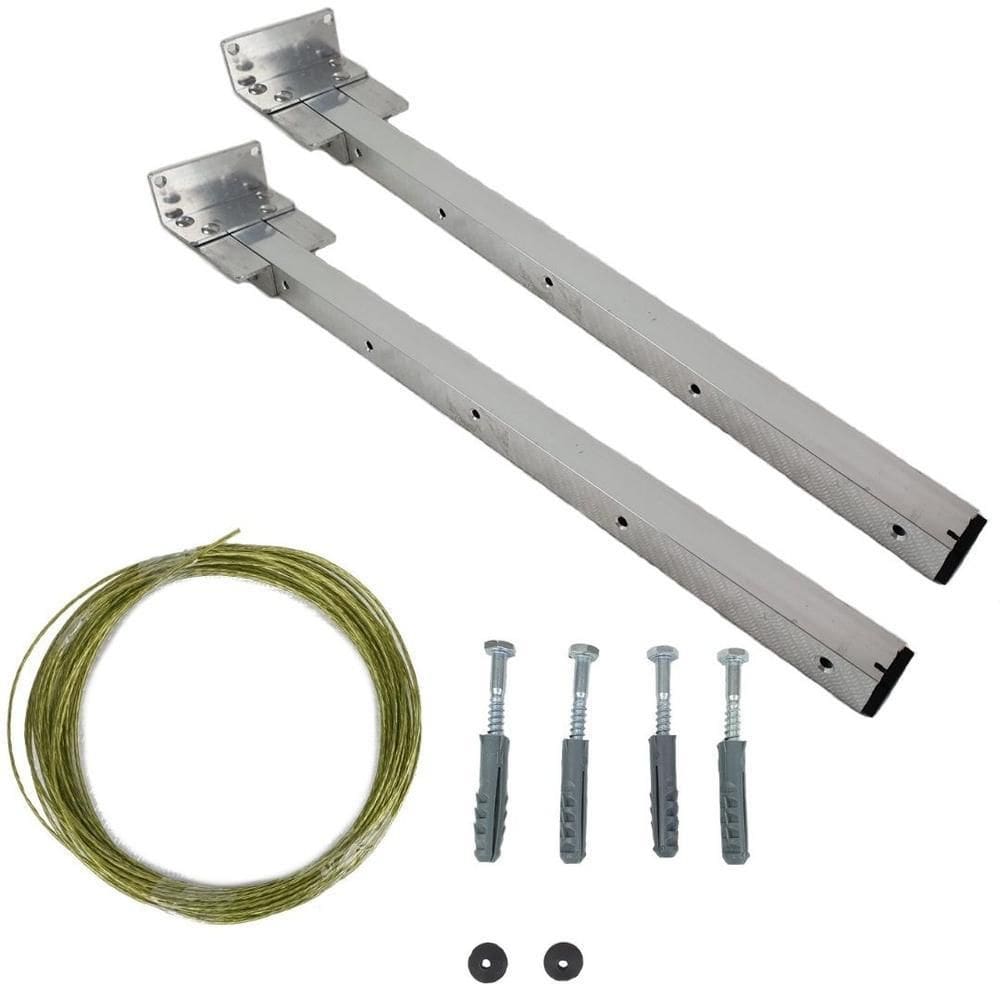 Varal Estendedor De Roupa Parede Apartamento Em Alumínio