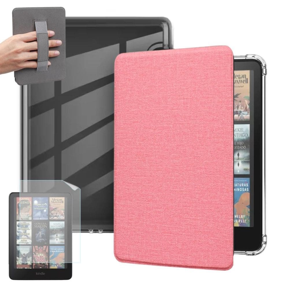 Case Tecido Alça Para Kindle Colorsoft 7 Polegadas+ Película