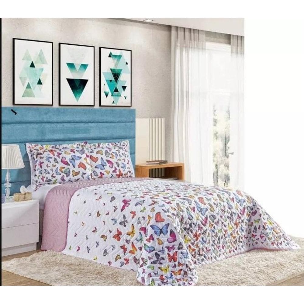 MP - Cobre Leito Solteiro King 2 Pec as Dupla