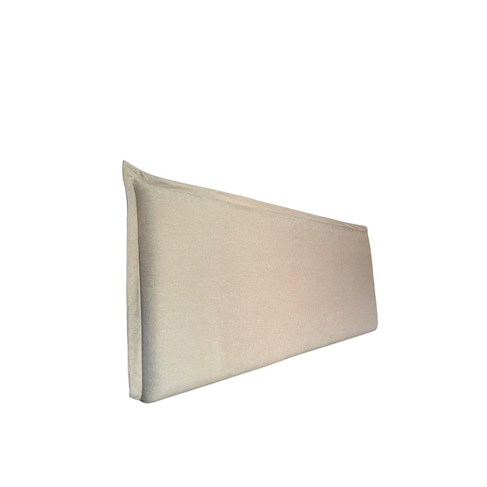 Cabeceira Estofada King Italiana Não é Segredo Linho Bege 195x60