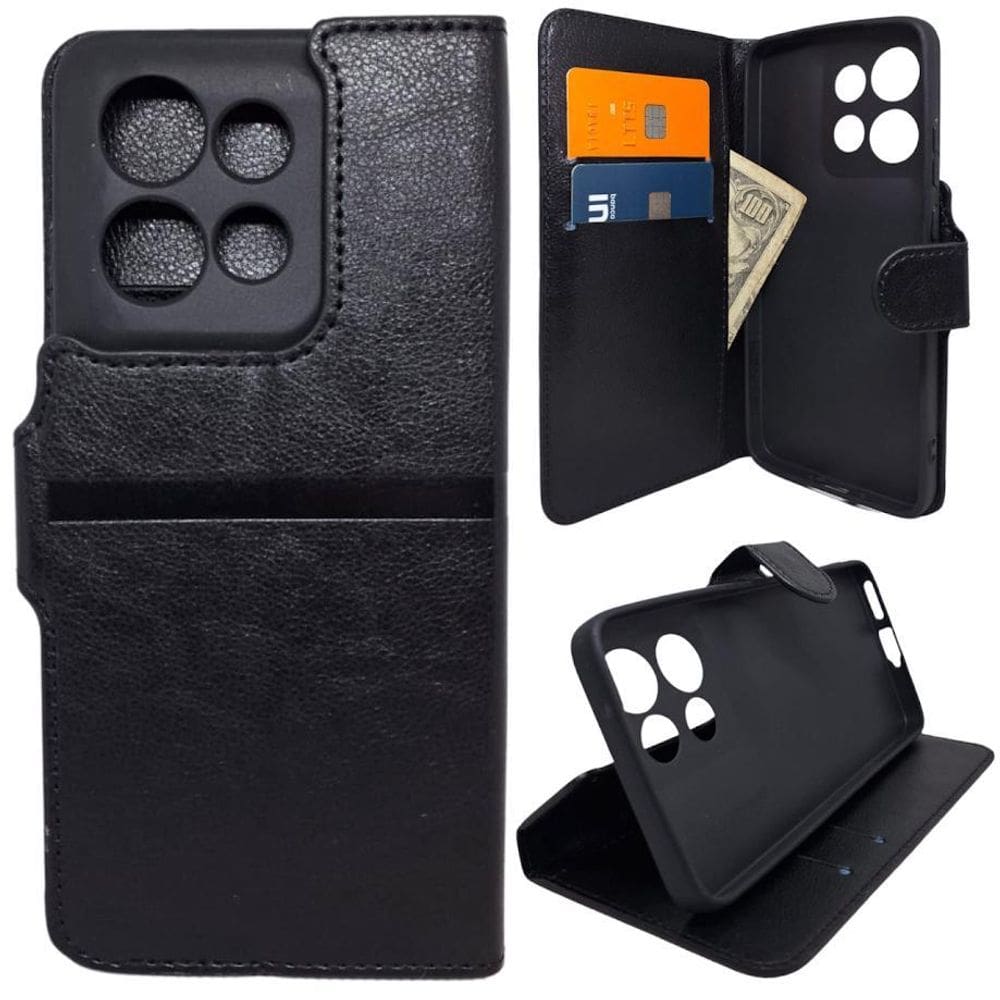 Kit Capa Carteira Compatível Motorola Edge 50 Neo + Película