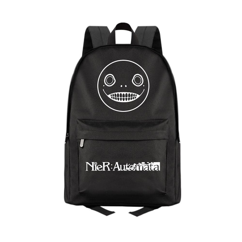 Mochila Nier: bolsa escolar infantil Automatas 3D de algodão e poliéster