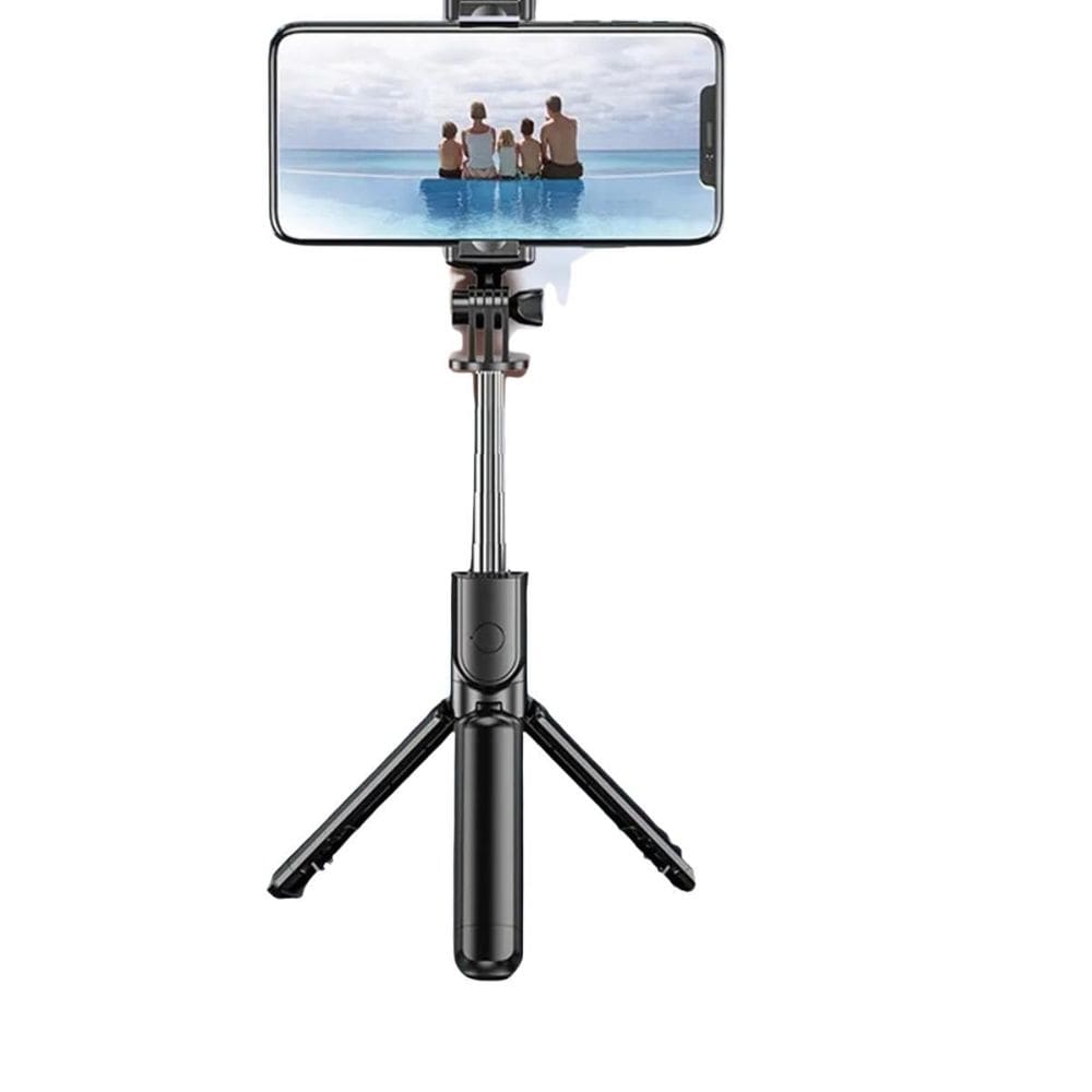 Pau De Selfie Tripé Para Retrato E Paisagem Com Nível