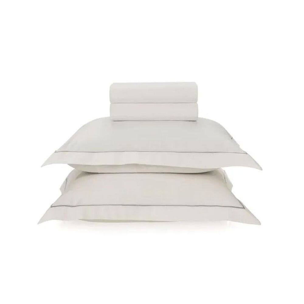 MP - Jogo Cama King Deliz 100  Algoda o Branc