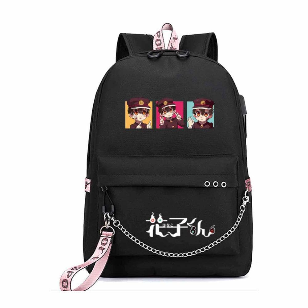 Mochila Hanako-kun Toilets Cartoon Kids School Bag 32x15x45cm