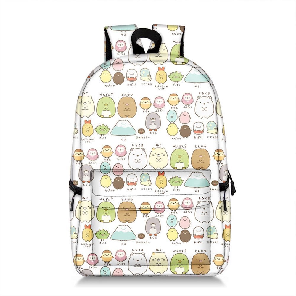 Mochila escolar Sumikkogurashis Cartoon Kids Oxford Cloth