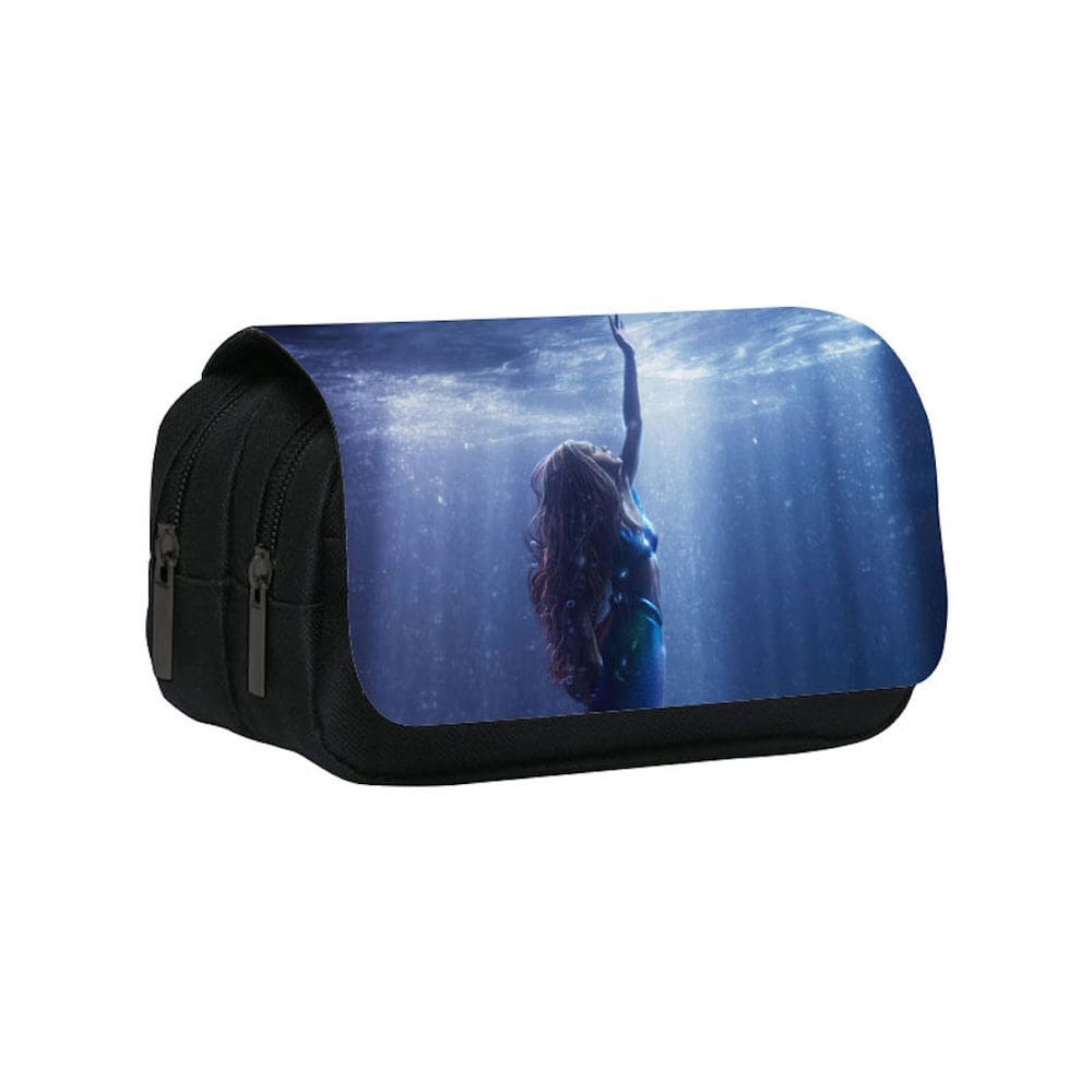 Estojo para lápis Mermaids Student em tela de poliéster de dupla camada