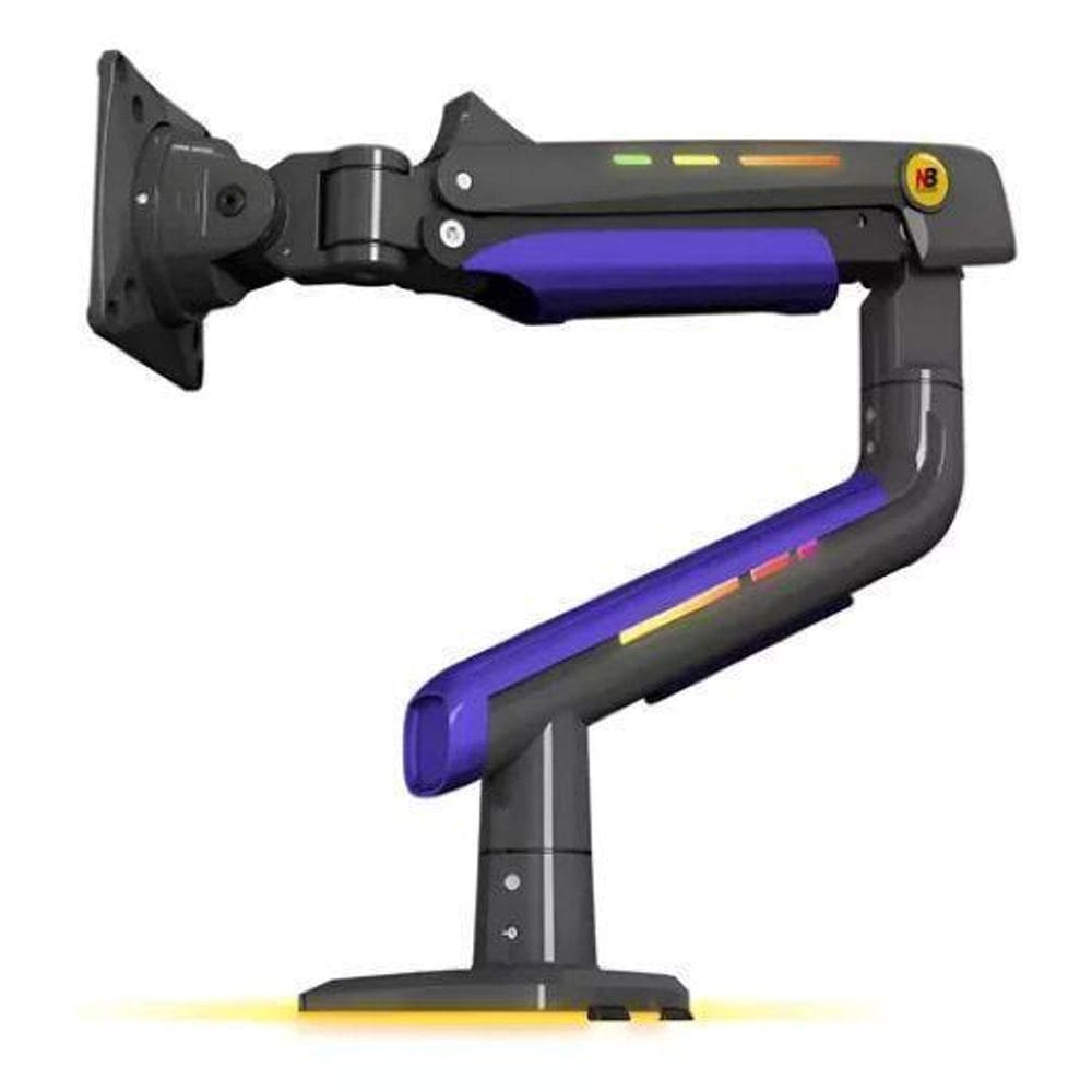 Suporte Gamer Roxo Monitor Nb G60 Led 32 A 60 Articulado