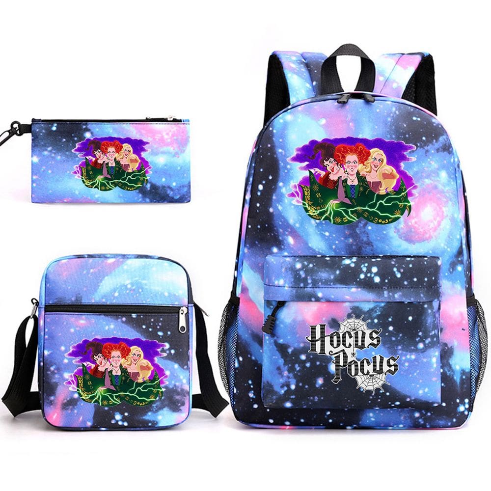 Conjunto de mochilas escolares Hocuss Pocuss Winifreds Cartoon Kids