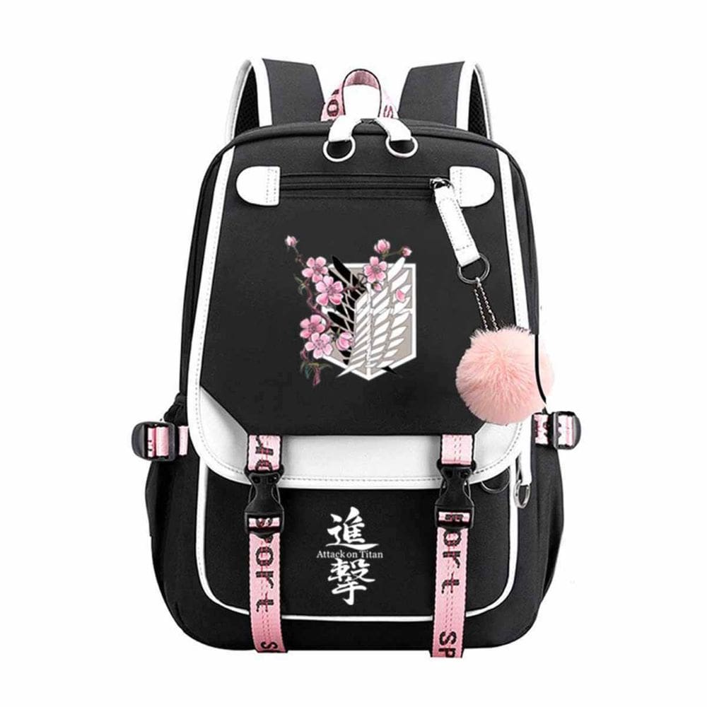 Mochila Attack on Titans Levis Ackermans Cartoon Kids