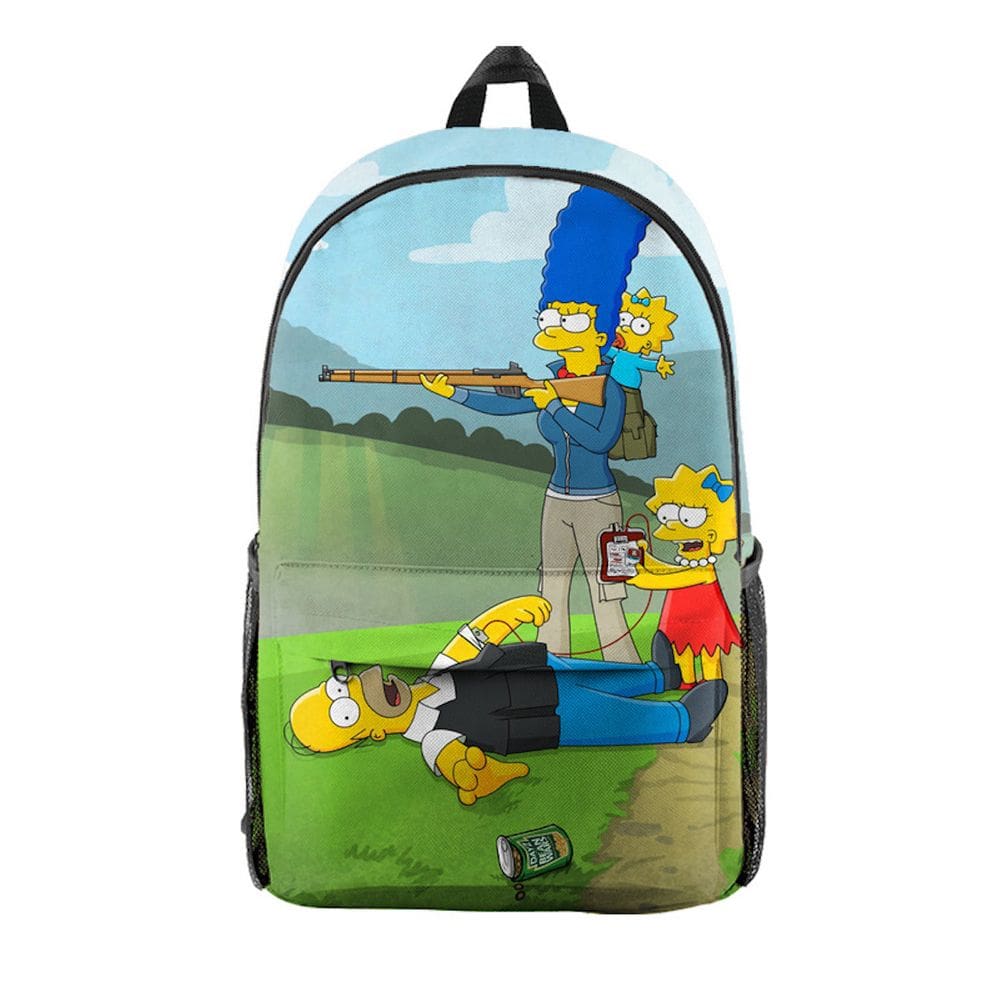 Mochila Simpsons Marge Homer J Simpsons Cartoon Kids
