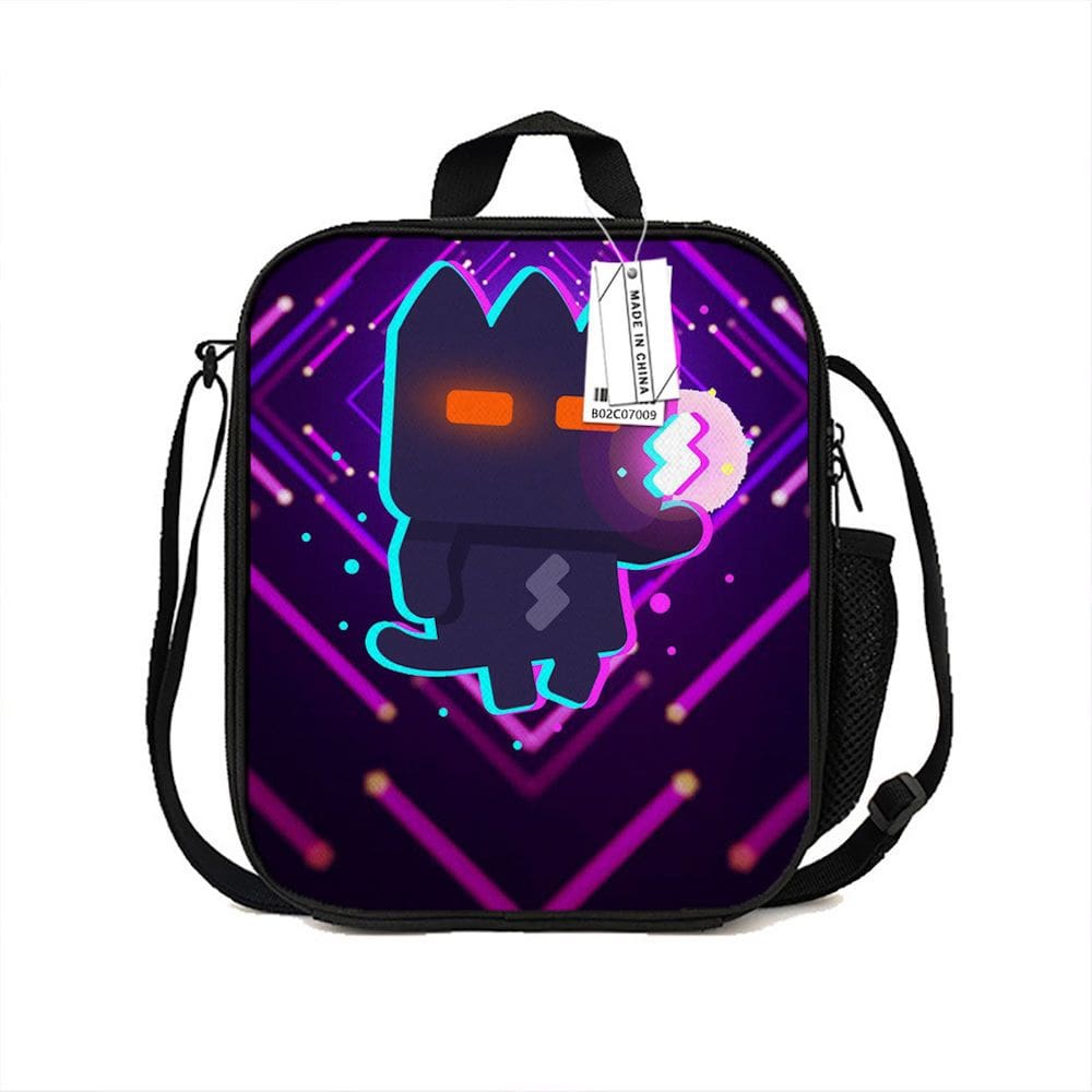 Lancheira Supers Phantoms Cats Anime Oxford Cloth 19x8x25cm