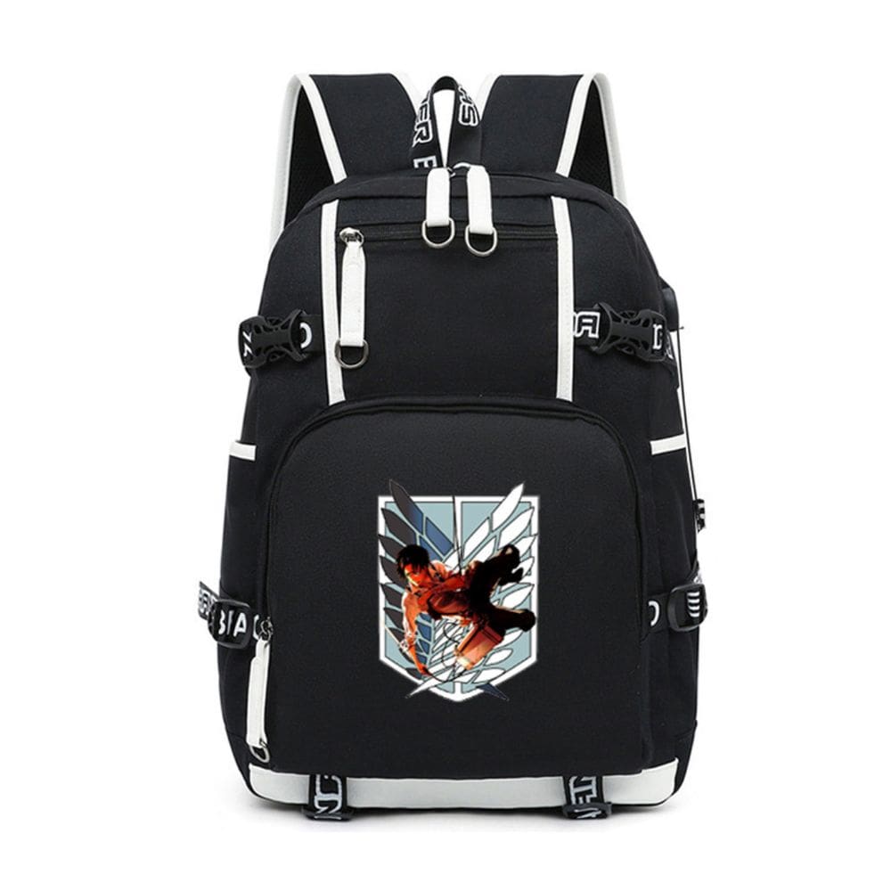 Mochila Attack on Titans Levis Ackermans Cartoon Kids
