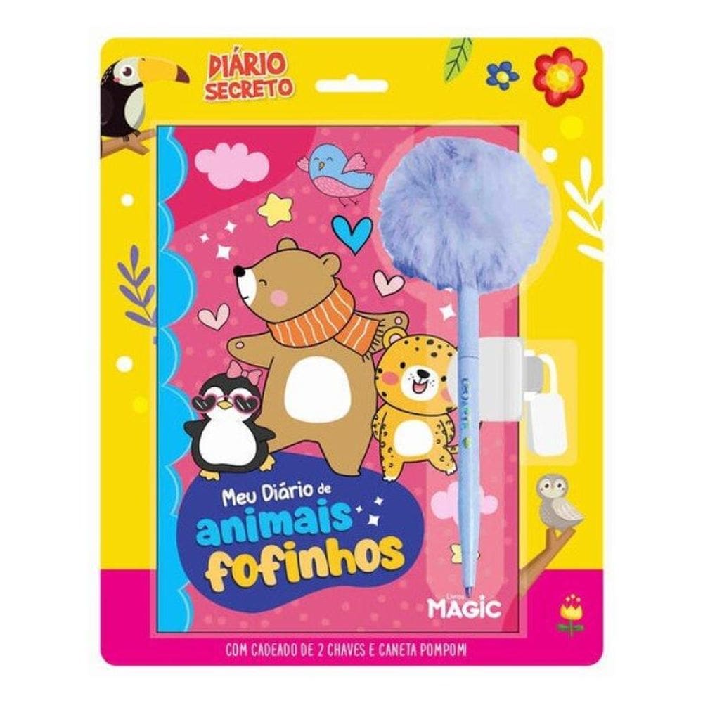 Animais Fofinhos - Livro Diário Secreto