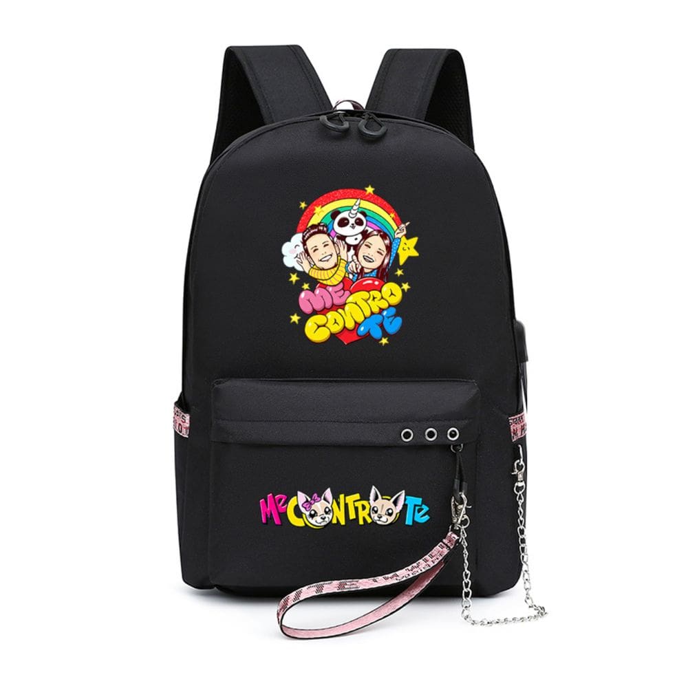 Mochila Men Controls The Cartoon Kids School Anime 31x14x42cm