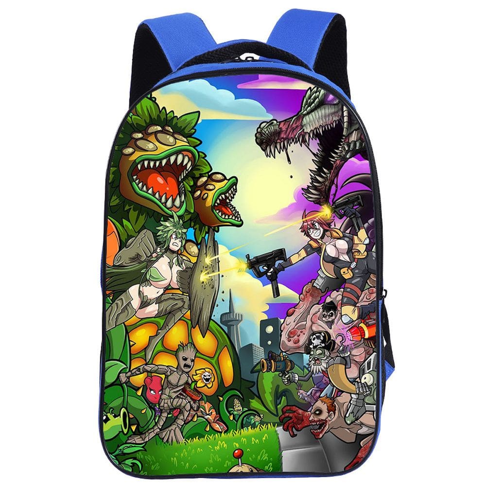 Mochila escolar Plants vs Zombies Anime Schoolbag