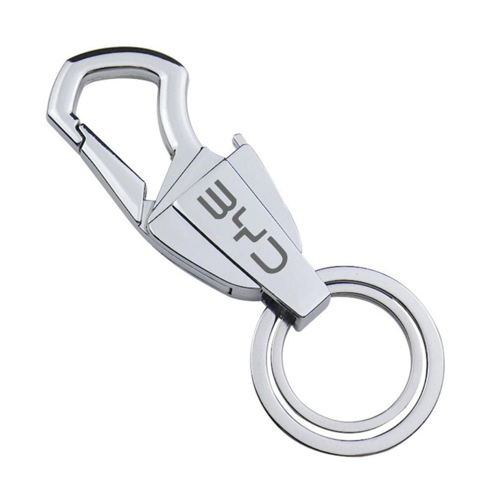 Chaveiro Para Byd Prata Cromado Han Tan Yuan Song Plus - J