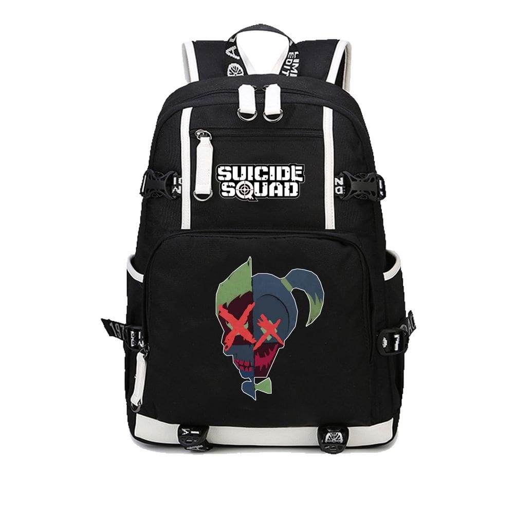 Mochila escolar infantil Harleys Quinns 3D Oxford 30x14x46cm