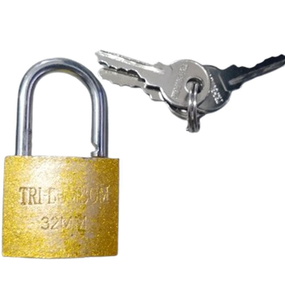 Cadeado 32Mm Com 3 Chaves Tri-Bombom