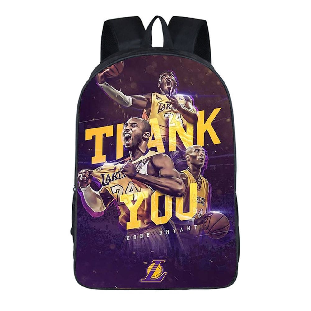 Mochila escolar infantil Kobes Bryants com impressão 3D Oxford