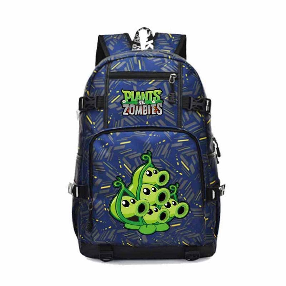 Mochila Plants vs Zombies Peashooter Cartoon Kids School