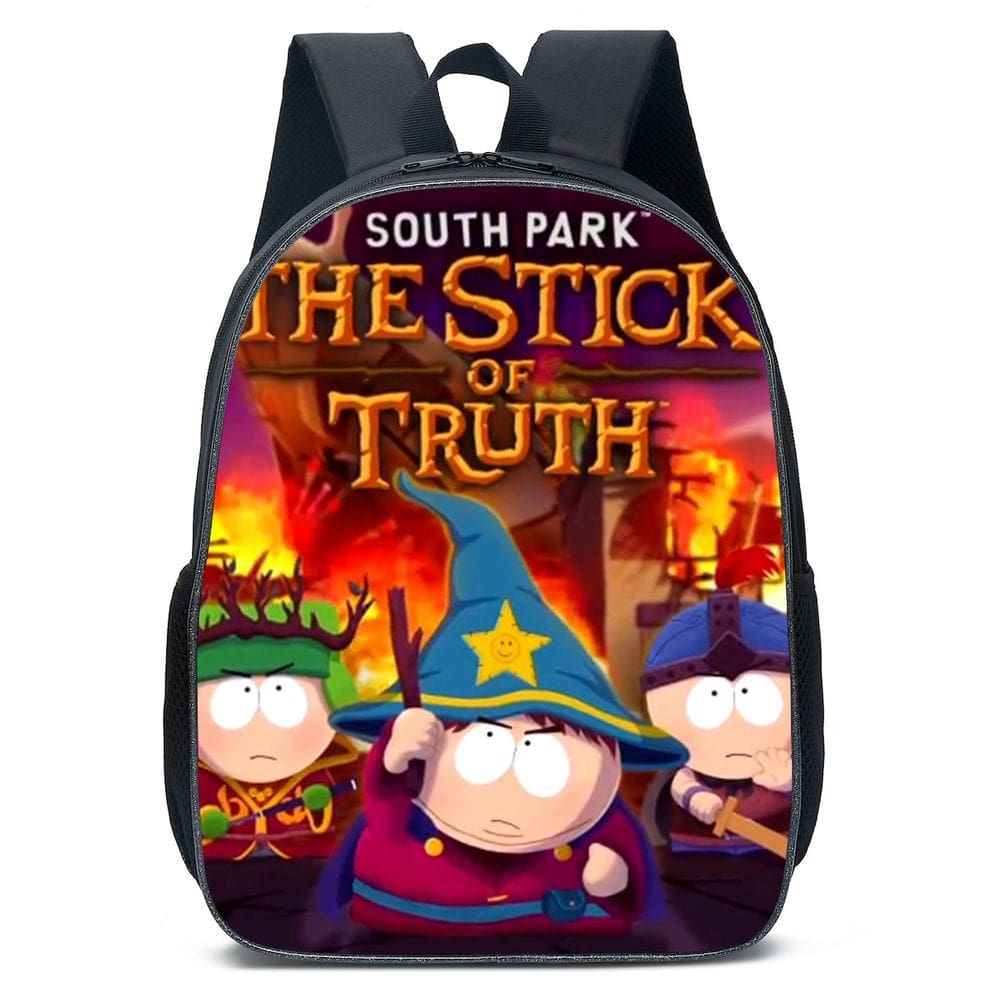 Mochila escolar infantil South Park 30x15x40cm poliéster