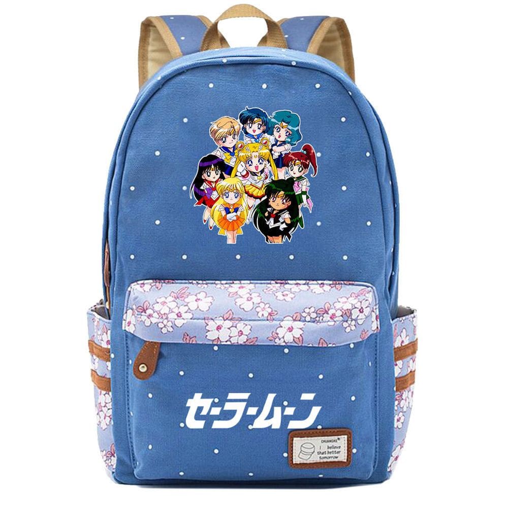 Mochila escolar infantil Sailor Moon 30x14,5x42cm Oxford