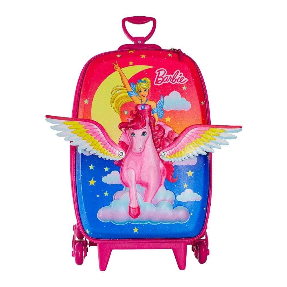 Mala Infantil Barbie Pegasus 3D - Multicolorida