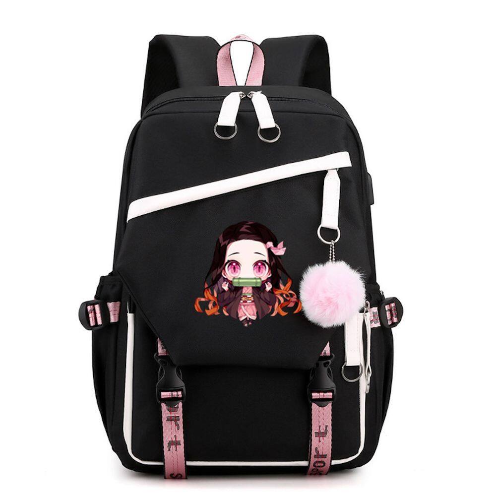 Mochila escolar Demons Slayers Anime para crianças